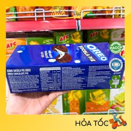 Bánh OREO Socola Pie Vị Dâu, Socola Mềm Ngon Không Để Lại Vụn 168g/Hộp - Thích Ăn Vặt 8