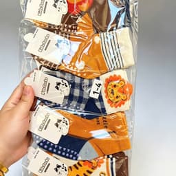 (ẢNH THẬT SHOP CHỤP) Set 5 Đôi Tất Cổ Cao Chống Trơn Cho Bé Trai Bé Gái 1-12 Tuổi, Tất Cổ Cao Chống Trơn Trượt Cho Bé 1