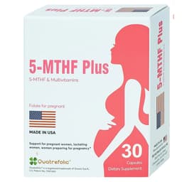 5 MTHF (hộp 30 viên) viên uống bổ sung Acid Folic / Folate, Sắt, Vitamin Tổng Hợp, Hỗ Trợ Sinh Sản, Ngăn Dị Tật Thai Nhi 2