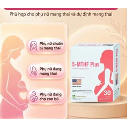 5 MTHF (hộp 30 viên) viên uống bổ sung Acid Folic / Folate, Sắt, Vitamin Tổng Hợp, Hỗ Trợ Sinh Sản, Ngăn Dị Tật Thai Nhi 1