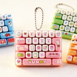 Đồ Chơi Cảm Giác Bàn Phím Fidget ASMR 26 Phím Treo Trang Trí Cho Mọi lứa tuổi 4