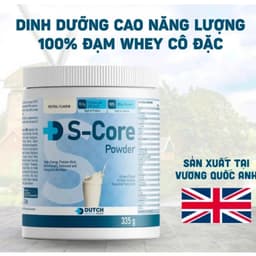 S-Core Powder 335g – bổ sung năng lượng, protein và các dưỡng chất thiết yếu cho người có nhu cầu dinh dưỡng tăng cao 1
