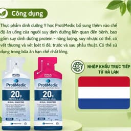 [ LẺ 1 GÓI ] Đạm Lỏng Protimedic Protein Cao ( GÓI / 50ml ) - Bổ Sung Đạm Cho Người Lớn Tuổi,Gymer,Mẹ Bầu 6