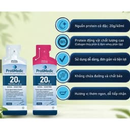 [ LẺ 1 GÓI ] Đạm Lỏng Protimedic Protein Cao ( GÓI / 50ml ) - Bổ Sung Đạm Cho Người Lớn Tuổi,Gymer,Mẹ Bầu 5