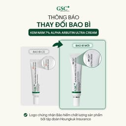 Kem ức chế nám GSC Alpha Arbutin 7% Ultra Cream giảm nám, tàn nhang cân bằng sắc tố da 15g -Hàn Quốc 2