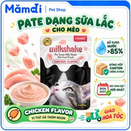 Pate Sữa Lắc FAENBEI 85g Cho Mèo Gà Sữa Dê Dễ Hấp Thu Cấp Nước Ngừa Sỏi Thận Súp Thưởng Thơm Ngon Cho Mèo Con Mèo Lớn 1