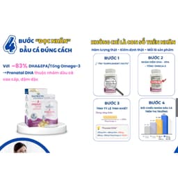 Nordic Naturals Prenatal DHA Bầu Triglyceride ( hộp  90 Viên ) viên Nang Mềm - DHA Omega-3 Cho Mẹ Bầu 5
