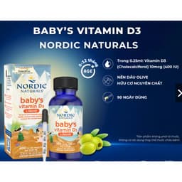 Vitamin D3 thuần tinh khiết Nordic Naturals lọ 22,5ml, Hỗ trợ phát triển hệ xương răng & nhịp giấc ngủ cho bé 0-12 tháng 3