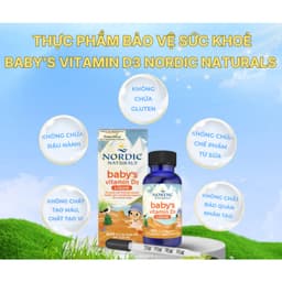 Vitamin D3 thuần tinh khiết Nordic Naturals lọ 22,5ml, Hỗ trợ phát triển hệ xương răng & nhịp giấc ngủ cho bé 0-12 tháng 4