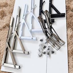 Bản Lề Gấp Inox Gắn Tường Bộ 2 Chiếc, Inox 304, Chịu Lực Tốt, Gấp Gọn Tiết Kiệm Diện Tích 1