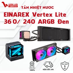 Tản nhiệt nước EINAREX Vertex Lite 360 | 240 ARGB màu Đen -Chính Hãng 1