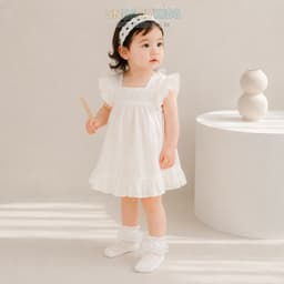 Tất Ren 2 Tầng Cho Bé Gái Phối Bèo Hoa Nơ Nhỏ Dễ Thương, Vớ Bèo Ren Thời Trang Hàn Quốc SNBABYKIDS 6
