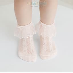 [TỔNG HỢP] Tất vớ ren tiểu thư cho bé gái, vớ trắng phối ren thôi nôi đầy tháng cho bé SNBABYKIDS 2