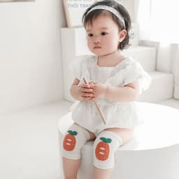 Tất Đeo Bảo Vệ Đầu Gối Cho Bé Tập Bò Vớ Gối Co Giãn Họa Tiết Hoạt Hình Dễ Thương SNBABYKIDS 2