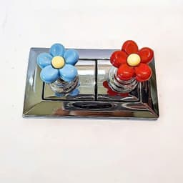 Bộ 4 Nút Ấn Bồn Cầu Decor Dễ Thương, Nút Nhấn Xả Bồn Cầu Trang Trí Họa Tiết Hoa Trái Tim, Phụ Kiện Nhà Tắm Tiện Lợi 7