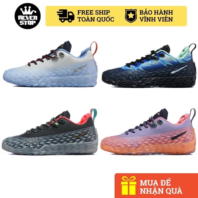 Giày ST CHARGE ORANGE PURPLE đế XDR-X tăng cường chống mòn siêu bền siêu rít bám sân tích hợp Zoom NverStopShop