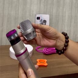 Mic có dây KS-9000H chuyên dùng Karaoke trên Loa Kéo, Âmly, Mixer 6