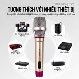 Mic có dây KS-9000H chuyên dùng Karaoke trên Loa Kéo, Âmly, Mixer 8