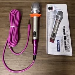 Mic có dây KS-9000H chuyên dùng Karaoke trên Loa Kéo, Âmly, Mixer 7