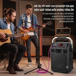 Mic có dây KS-9000H chuyên dùng Karaoke trên Loa Kéo, Âmly, Mixer 9