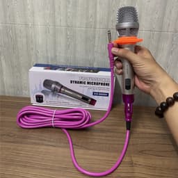Mic có dây KS-9000H chuyên dùng Karaoke trên Loa Kéo, Âmly, Mixer 5