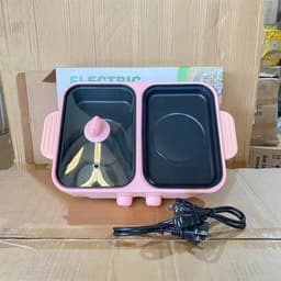 Bếp lẩu nướng 2 ngăn Hàn Quốc Baking (vuông) 3