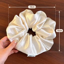 Buộc Tóc Bản To Nữ – Vải Satin / Voan Organza Họa Tiết, Phồng Xinh, Nhiều Mẫu Lựa Chọn 8