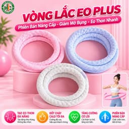 Vòng Lắc Eo Giảm Cân Lò Xo Bọc Vải Dệt Kim 1.5kg - 2.5kg -Hàng Chuẩn Kg 1