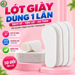 Lót Giày Cao Gót Siêu Mỏng Thấm Hút Mồ Hôi Dùng Một Lần Tiện Lợi Dành Cho Nam Nữ 1