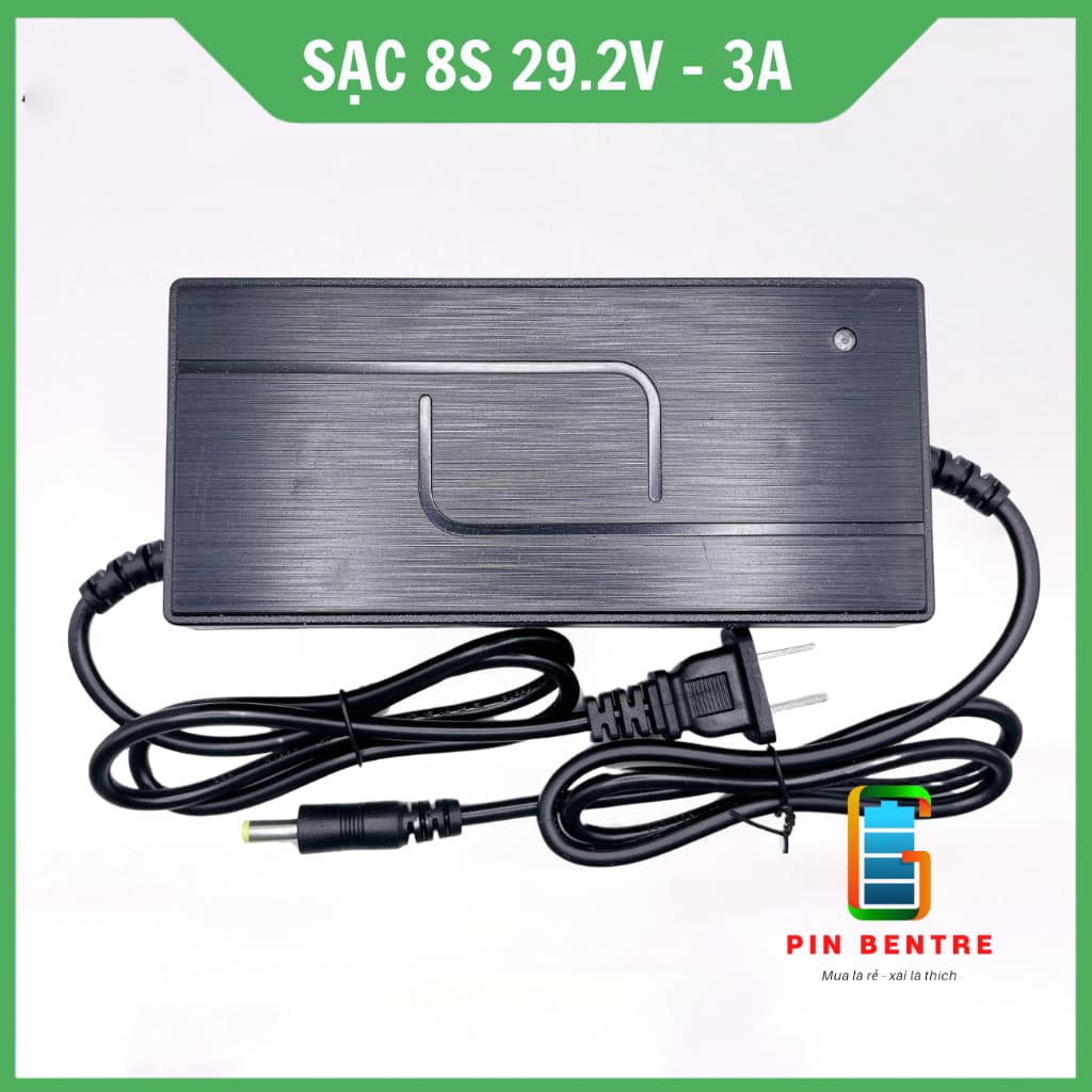 Sạc 7S 29.4V - 3A dành cho Pin Li-ion 3.6V có quạt tản nhiệt