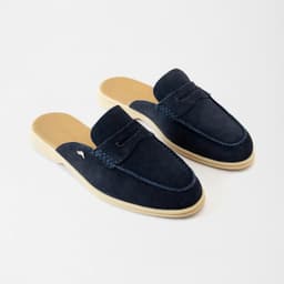 Giày Sục Nam Giày Da Bò Lộn BUTUNI Portofino Mule Đế Cao Su Cao Cấp, Thiết Kế Công Sở Trẻ Trung 5