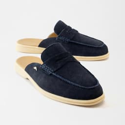 Giày Sục Nam Giày Da Bò Lộn BUTUNI Portofino Mule Đế Cao Su Cao Cấp, Thiết Kế Công Sở Trẻ Trung 3