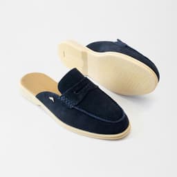 Giày Sục Nam Giày Da Bò Lộn BUTUNI Portofino Mule Đế Cao Su Cao Cấp, Thiết Kế Công Sở Trẻ Trung 9