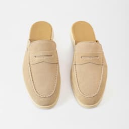 Giày Sục Nam Giày Da Bò Lộn BUTUNI Portofino Mule Đế Cao Su Cao Cấp, Thiết Kế Công Sở Trẻ Trung 8