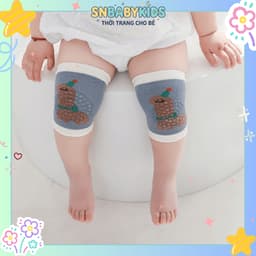 Tất Đeo Bảo Vệ Đầu Gối Cho Bé Tập Bò Vớ Gối Co Giãn Họa Tiết Hoạt Hình Dễ Thương SNBABYKIDS 1