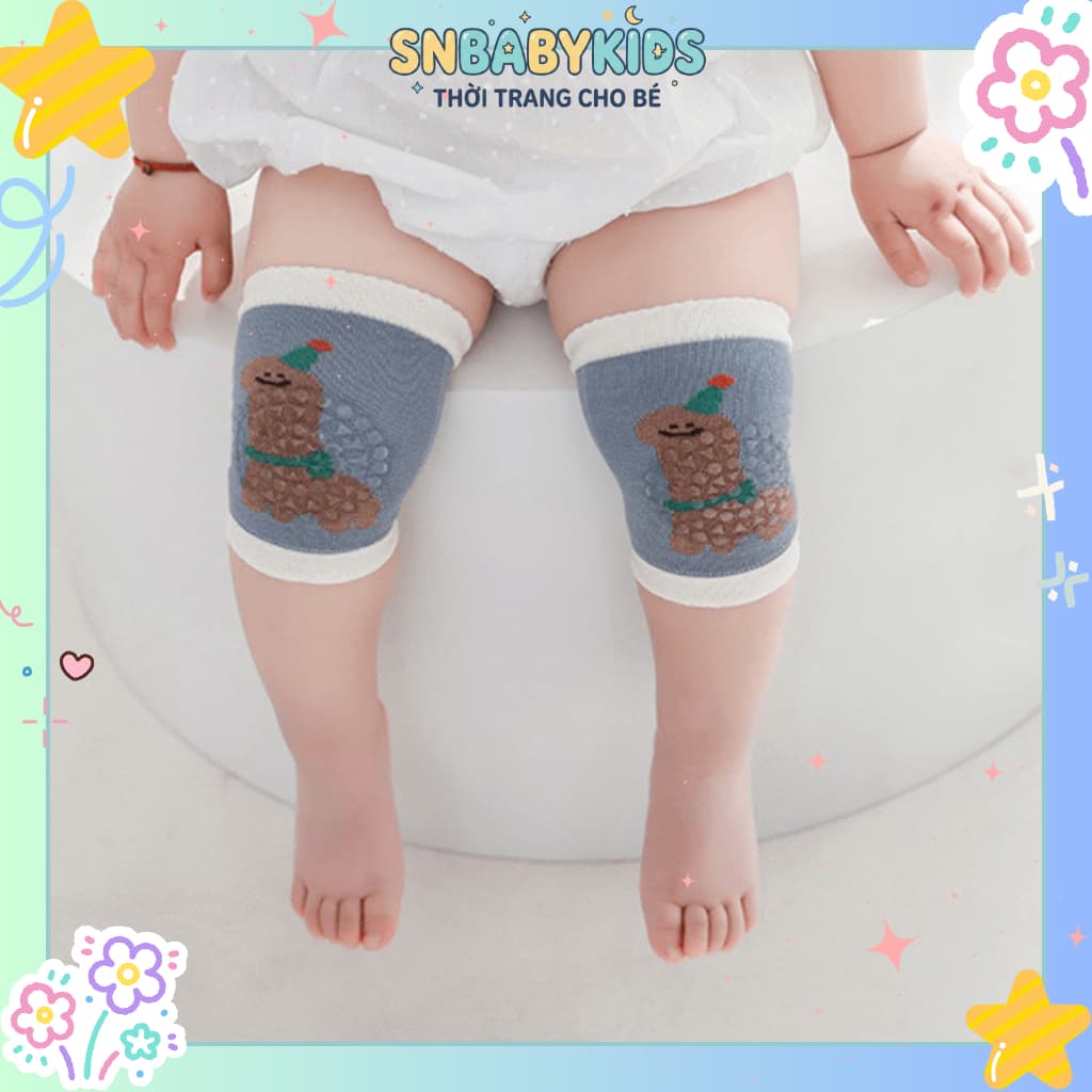 Tất Đeo Bảo Vệ Đầu Gối Cho Bé Tập Bò Vớ Gối Co Giãn Họa Tiết Hoạt Hình Dễ Thương SNBABYKIDS