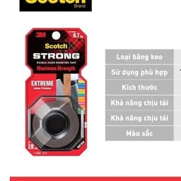 3M™ Scotch® 414 Băng Keo Siêu Dính Trong Nhà Và Ngoài Trời 2