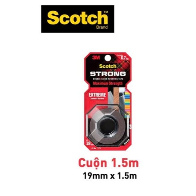 3M™ Scotch® 414 Băng Keo Siêu Dính Trong Nhà Và Ngoài Trời