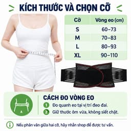 Đai Lưng Cột Sống 4 Thanh Thép Hỗ Trợ Người Đau Lưng, Thiết Kế Mỏng Thoáng Khí, Tiện Đeo Khi Đi Làm 8