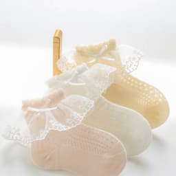 [TỔNG HỢP] Tất vớ ren tiểu thư cho bé gái, vớ trắng phối ren thôi nôi đầy tháng cho bé SNBABYKIDS 7