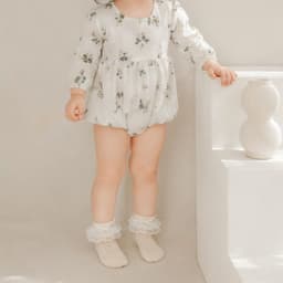 Tất Ren 2 Tầng Cho Bé Gái Phối Bèo Hoa Nơ Nhỏ Dễ Thương, Vớ Bèo Ren Thời Trang Hàn Quốc SNBABYKIDS 5