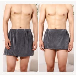 Khăn tắm dành riêng cho nam LOMO cao cấp vải nhung san hô siêu thấm hút, nhanh khô | Size 30*140, 40*140, 70*140 cm 4