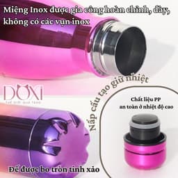 Bình nước tráng gương loang màu cổ dài 500ml 5