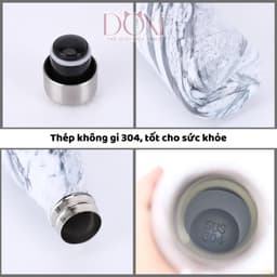 Bình nước tráng gương loang màu cổ dài 500ml 4
