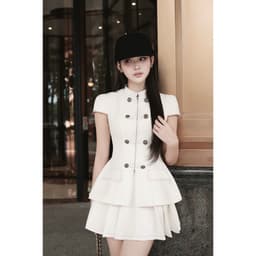 ChouChou SET ÁO PEPLUM CỔ TÀU LINLUXE 2
