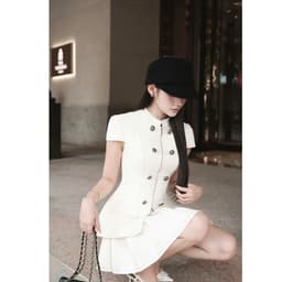 ChouChou SET ÁO PEPLUM CỔ TÀU LINLUXE 3