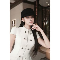 ChouChou SET ÁO PEPLUM CỔ TÀU LINLUXE 5