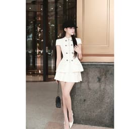 ChouChou SET ÁO PEPLUM CỔ TÀU LINLUXE 6