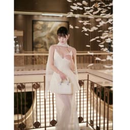 ChouChou ĐẦM CHOÀNG REN HOA LINLUXE 3