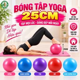BÓNG TẬP YOGA/PILATES MINI 25CM 1